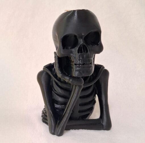 Smoking Skull incense holder