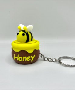 bumble bee and honey pot