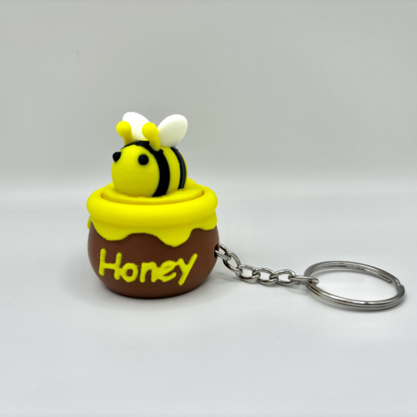 bumble bee and honey pot