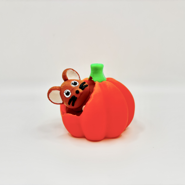 mouse in pumpkin